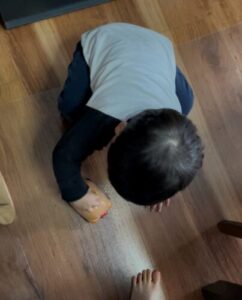 つかまえた