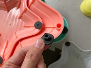 滑り止めがとれる